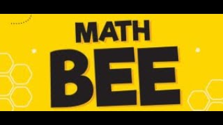 Connolly School Math Bee 2024 [upl. by Tegan]