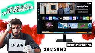 Monitor samsung M5 problemas Antes de comprarlo tienes que ver esto [upl. by Olathe]