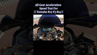 R15 V3 Bs4 All Gear Acceleration Speed Test 💥  Crazy Result 🤯shorts short ytshorts [upl. by Serle]