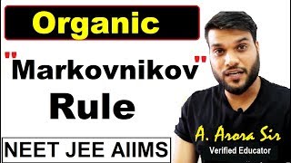 Markovnikovs Rule for Alkene  Reaction Mechanism with super Easy Trick  Organic Chemistry [upl. by Enitselec]