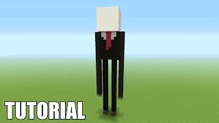 Minecraft Tutorial How To Make A SLENDERMAN ENDERMAN [upl. by Ramyar630]