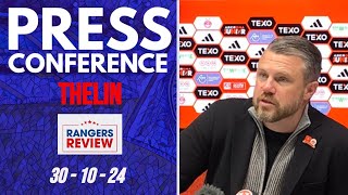 Aberdeen boss Jimmy Thelin on Rangers win and title race [upl. by Chalmer79]