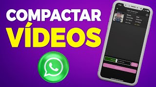 Como COMPRIMIR Vídeos GRANDES Para Enviar no WHATSAPP do iPHONE [upl. by Bullivant]