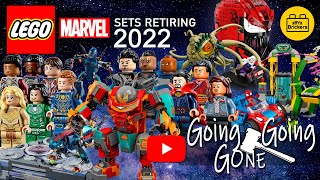 LEGO Marvel sets Retiring in 2022 Going Going Gone [upl. by Lanahtan793]