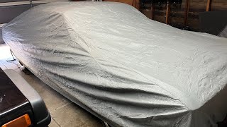 Carcovercom Gold Shield 5L Car Cover On Our 1966 Chevelle [upl. by Ettelimay716]