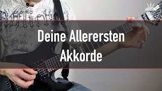 EGitarre Lernen Für Anfänger  Deine Allerersten Akkorde Teil 1  Guitar Master Plan [upl. by Eniamahs899]