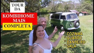 TOUR DA KOMBI MOTORHOME MAIS COMPLETA DO BRASIL 🇧🇷 [upl. by Hayyifas]