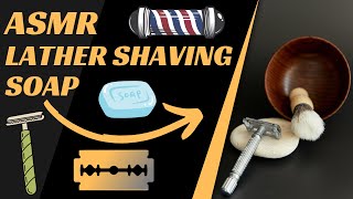 ✨ASMR✨ Lather Shaving Soap😴Synthetic Fibre Brush😴Proraso  Protettivo [upl. by Ticknor]