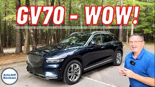 2022 Genesis GV70 Review  Everything You Need to Know [upl. by Amabil]