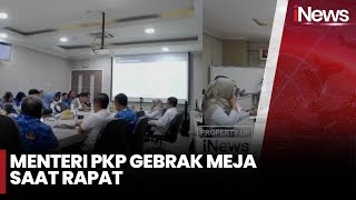 Menteri PKP Maruarar Sirait Gebrak Meja Saat Rapat Internal  iNews Today 3110 [upl. by Vod701]