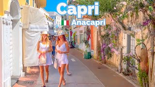 Capri Italy 🇮🇹  A Luxurious Italian Paradise  4k HDR 60fps Walking Tour ▶172min [upl. by Nosreme]