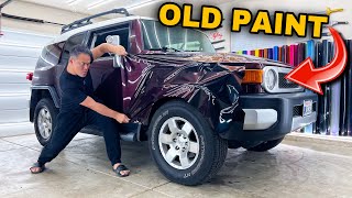 What HAPPENS When You Wrap Over OLD PAINT and ROCK Chips [upl. by Peatroy211]