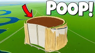 Engineering a POOP DAM in Cities Skylines 2 [upl. by Adnilema]