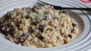 Baked Mushroom Risotto  quotCheaterquot Oven Risotto Method  Perfect Everytime [upl. by Ardyth]