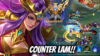 Honor of Kings Athena New Meta Athena Jungle Counter LAM [upl. by Nitsyrc]