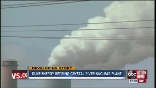 Crystal River plant to permanently close [upl. by Victoria]