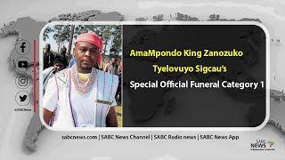 Official Funeral Category One of AmaMpondo King Zanozuko Sigcau [upl. by Esinert]