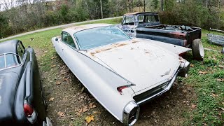 Using Vinegar to unstick the engine 1960 Cadillac Coupe de Ville [upl. by Ecinaj]