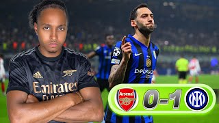 🚨ARSENAL 01 INTER MILAN  TIME TO CUT THE ROT OUT THIS CLUB TONIGHT ARTETA OUT‼️ [upl. by Ariahaj725]