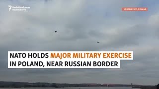 Sending A Message NATO Holds Major Military Exercise In Poland Near Russian Border [upl. by Zoa]