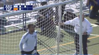 Argentina 21 España Penales Semifinal Mundial de Fútbol para Ciegos Tokio 2014 [upl. by Embry299]