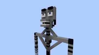 Minecraft FNAF Statue  Endoskeleton Speed Build 60000 Subscriber Special [upl. by Magnien]