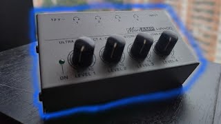 распаковка и обзор на разветвитель усилитель для наушников microAMP HA400 [upl. by Mimi825]