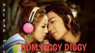 Korean mix  BOM DiGGY DIGGY  Lee min ho  Sandara  cass [upl. by Atihcnoc]