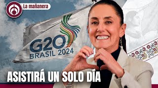 Cancillería mexicana explica la agenda de Sheinbaum para la Cumbre del G20 [upl. by Ondrea493]