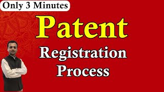 Patent Registration Process in Hindi  Patent Registration in India Patent Registration fees IPRs [upl. by Hui260]