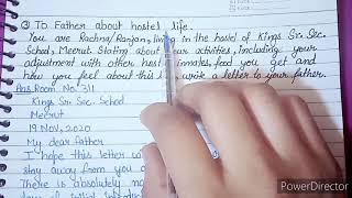 Letter to Father About Hostel LifeLetter writingWrite A Letter to your Father About Hostel Life [upl. by Alleber239]