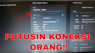 Cara memutuskan koneksi WIFI orang lain dengan NETCUT Jangan kasih tau temenmu [upl. by Oilicec]