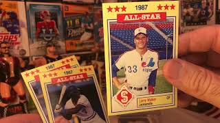 1986 amp 87 Southern League Minor League All Star Baseball Card Sets with lots of MLB Hall of Famers🔥 [upl. by Eahcim]