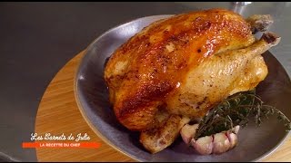 Recette  Poulet rôti de Thierry Marx  Les Carnets de Julie  Le poulet rôti [upl. by Ahsikrats]