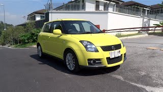 2008 Suzuki Swift Sport StartUp and Full Vehicle Tour [upl. by Nnaj]