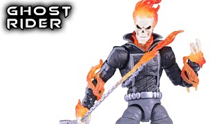 Marvel Legends GHOST RIDER Retro Carded Action Figure Review [upl. by Elocin]