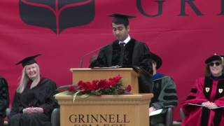 Kumail Nanjiani ’01 2017 Grinnell College Commencement Address [upl. by Aerdua]