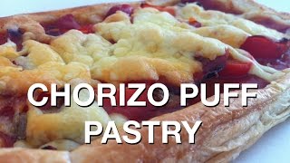 Chorizo puff pastry recipe [upl. by Suolkcin]