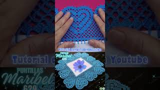 crochet puntillasparaservilletas hechoamano puntillas bordado puntillasmaribel tutorial [upl. by Woll126]