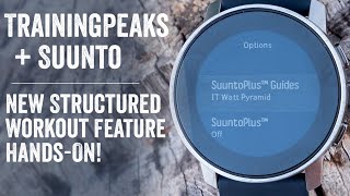 Quick Tip New Suunto Structured Workouts from TrainingPeaks Suunto 5Suunto 9 [upl. by Adur]