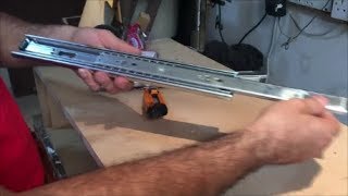 How to install drawer slides step by step [upl. by Maer]