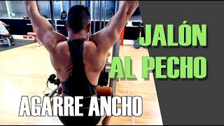 JALÓN AL PECHO  Barra ancha  BACK  SPORT TRAINING NORTE [upl. by Ennaeirrac250]