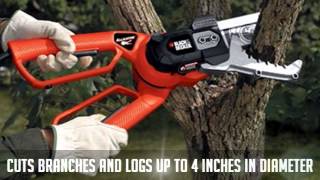 Black amp Decker LP1000 Alligator Lopper Electric Chain Saw [upl. by Galateah]