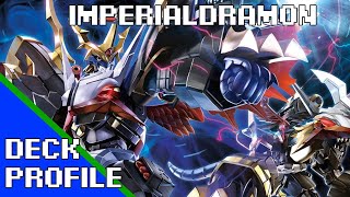 Digimon TCG Imperialdramon Deck Profile BT16 [upl. by Nakah]