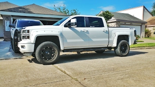 2014 Silverado 3quot Spindle Lift Install [upl. by Lyj619]