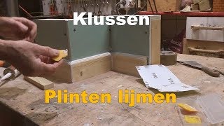 Timmertip 824 Plinten tegen de muur lijmen met kit [upl. by Shreeves]