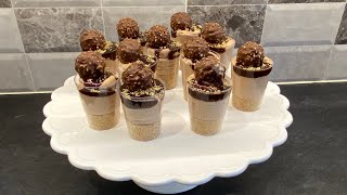 Ferrero Rocher Cheesecake  No Bake Nutella Cheesecake nobake partyfoods ksqgardening [upl. by Cacilie326]