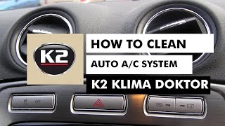 HOW TO CLEAN AUTO AC SYSTEM  K2 KLIMA DOKTOR  AC Cleaner [upl. by Oicor]