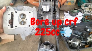 🔴BORE UP CRF 225CC🔥danapelajar crf crfboreup [upl. by Enelram]