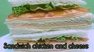 SANDWICH CHICKEN AND CHEESE mantul [upl. by Eel]